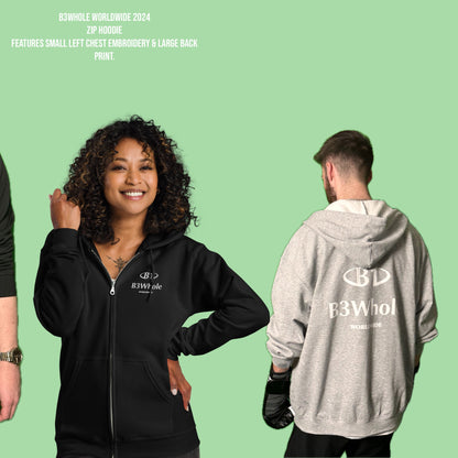 Worldwide 2024 zip hoodie