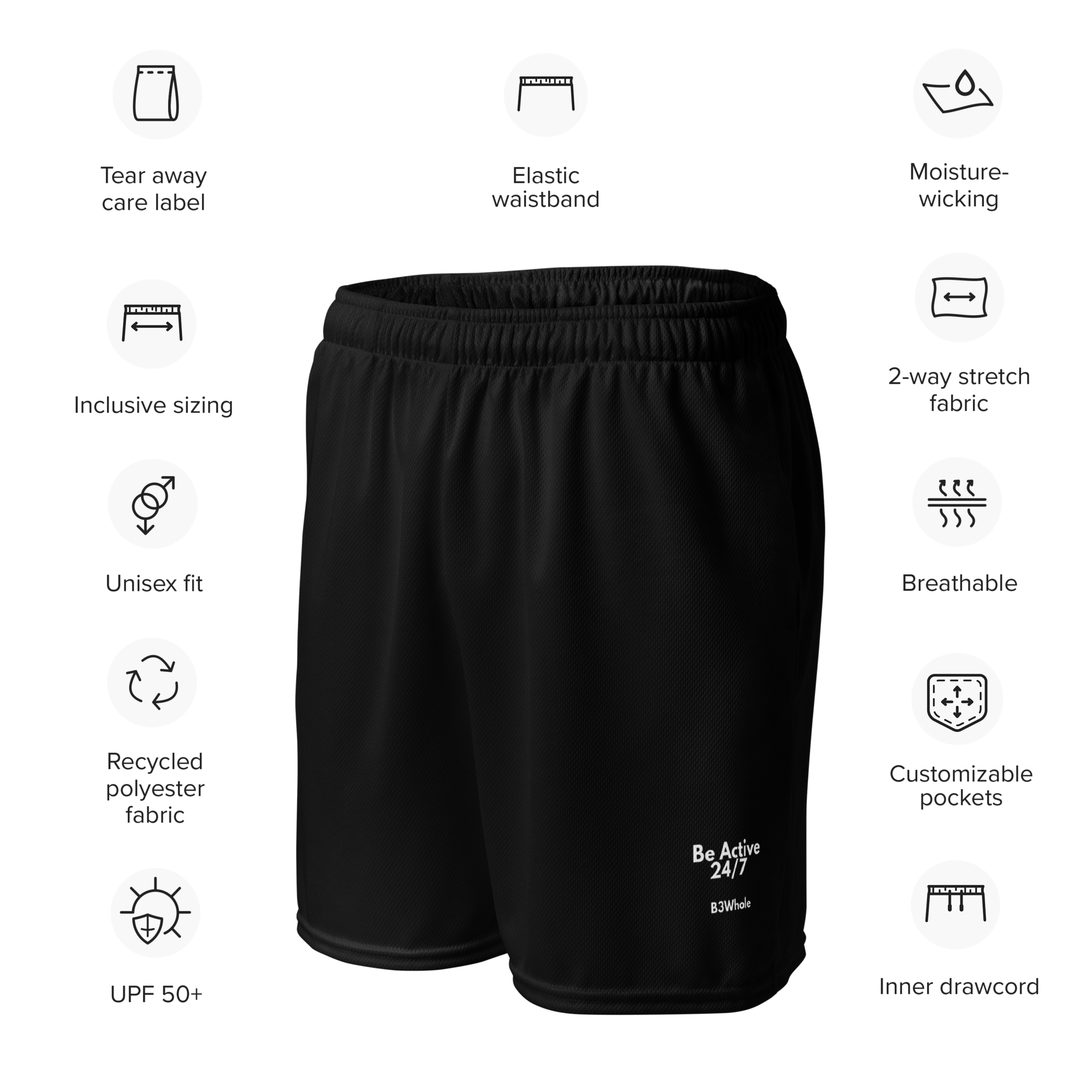 Be Active mesh shorts