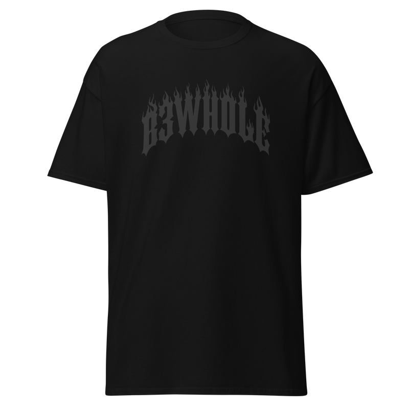 £20 Black/Black Hell Script tee