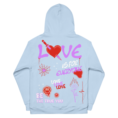 LOVE IS FOR EVERYONE Powder Blue Hoodie