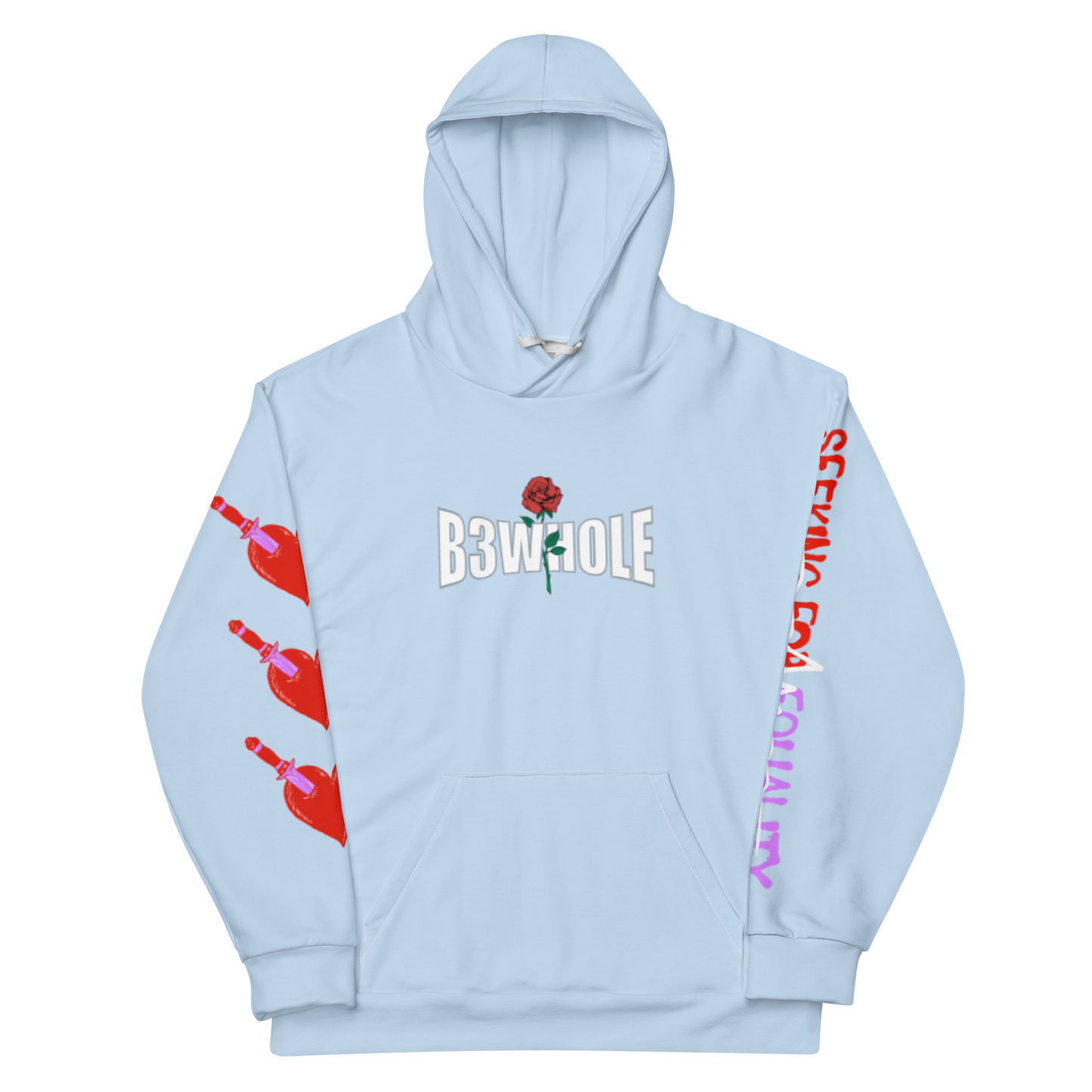 LOVE IS FOR EVERYONE Powder Blue Hoodie