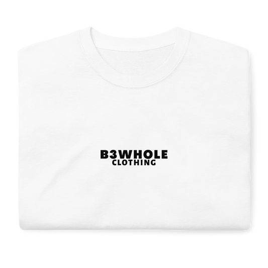 B3WHOLE CLOTHING Studio White T-Shirt – Premium Comfort & Bold Streetwear Style